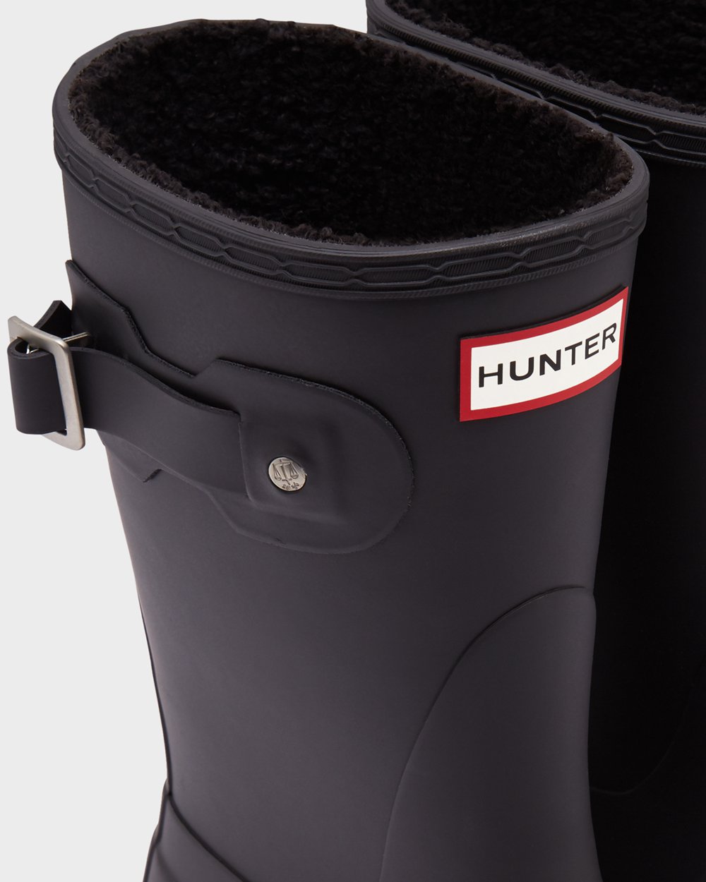 Hunter Korte Gummistøvler Dame Sort | Original Insulated | FKPMS-2503